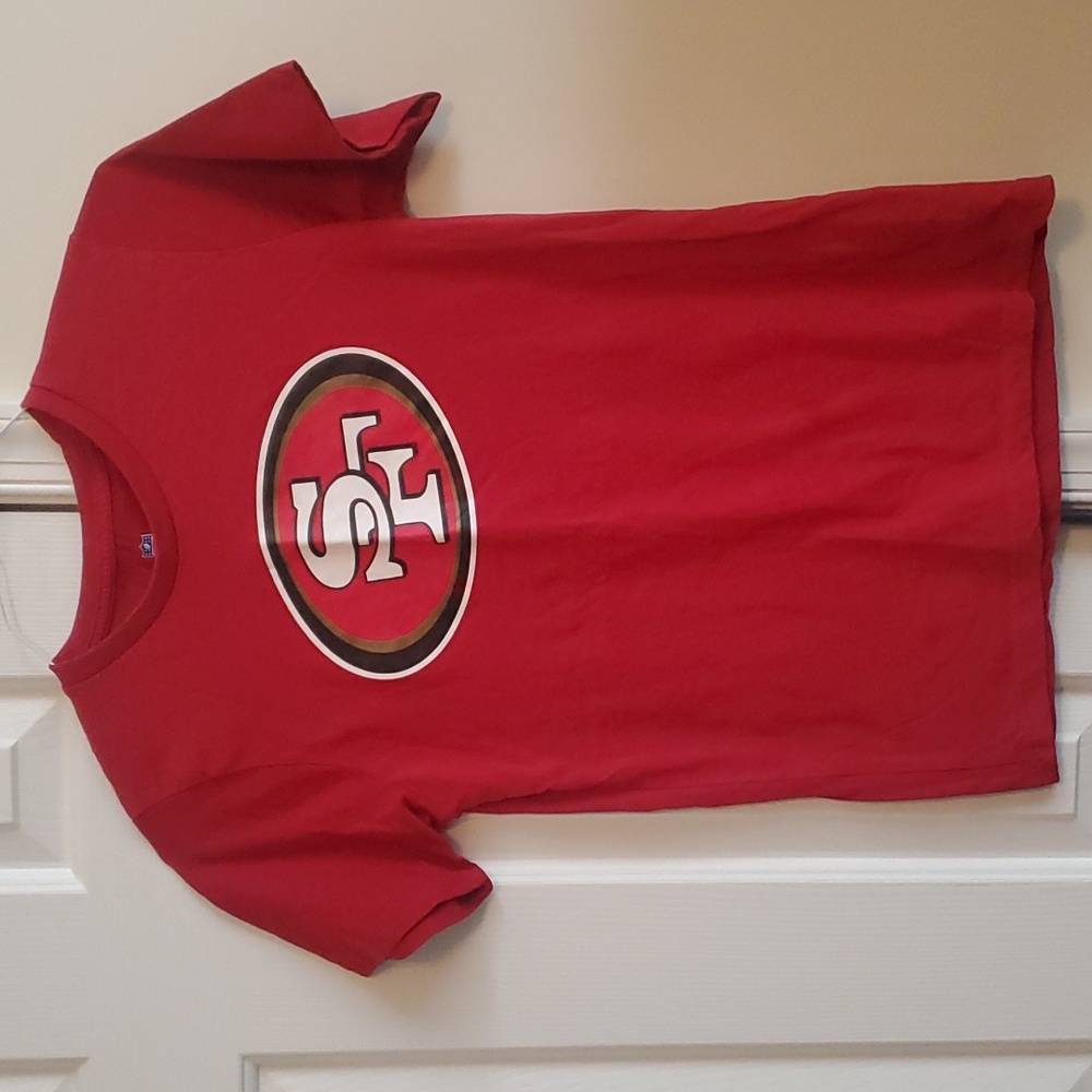 San Francisco 49er Official NFL Tee Boys Large